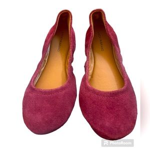 Lucky Brand Emmie Burgundy Ballet Flats